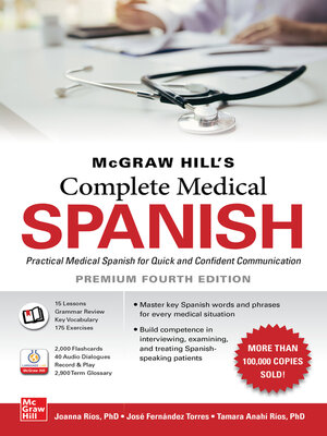 cover image of McGraw-Hill's Complete Medical Spanish, Premium
